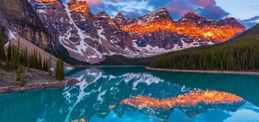 Moraine Lake, Canada: Picture-Perfect Blue Water